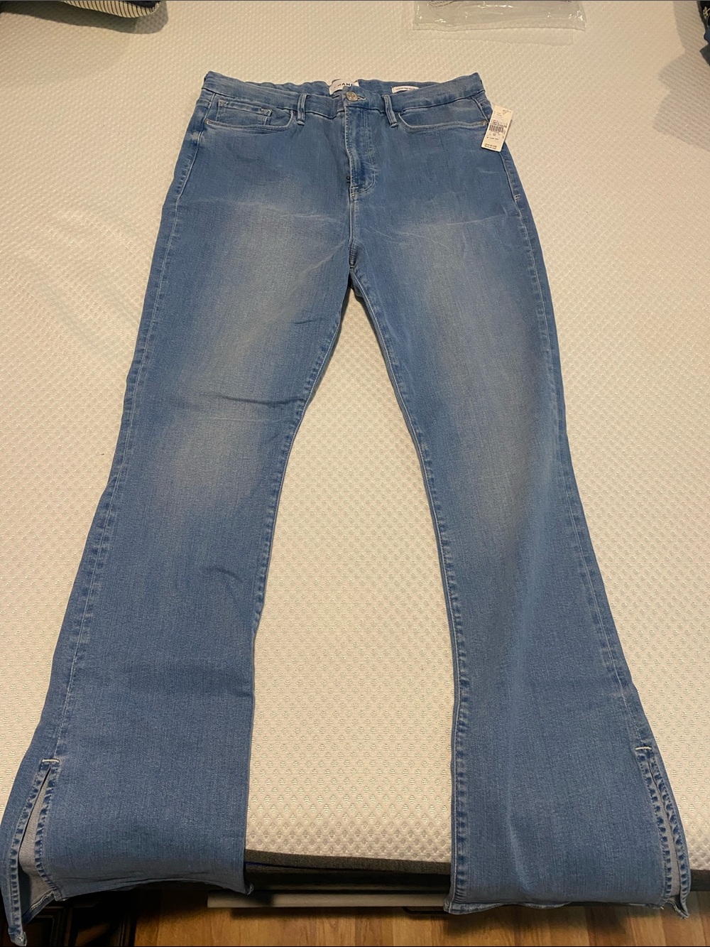 Frame Denim Medium Blue Flare Jeans